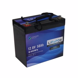 Center Power Lithium batteri 12volt 50Ah (Bluetooth)